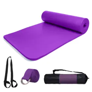 Thick Yoga Mat SMALLRUN with Anti-Slip Surface, 180*60*10mm